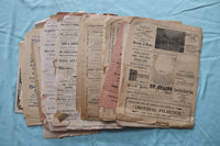 1890'S-1900'S EARLY THEATRE BROADSIDES - 75+ PIECES - GREAT LOT - K 3327