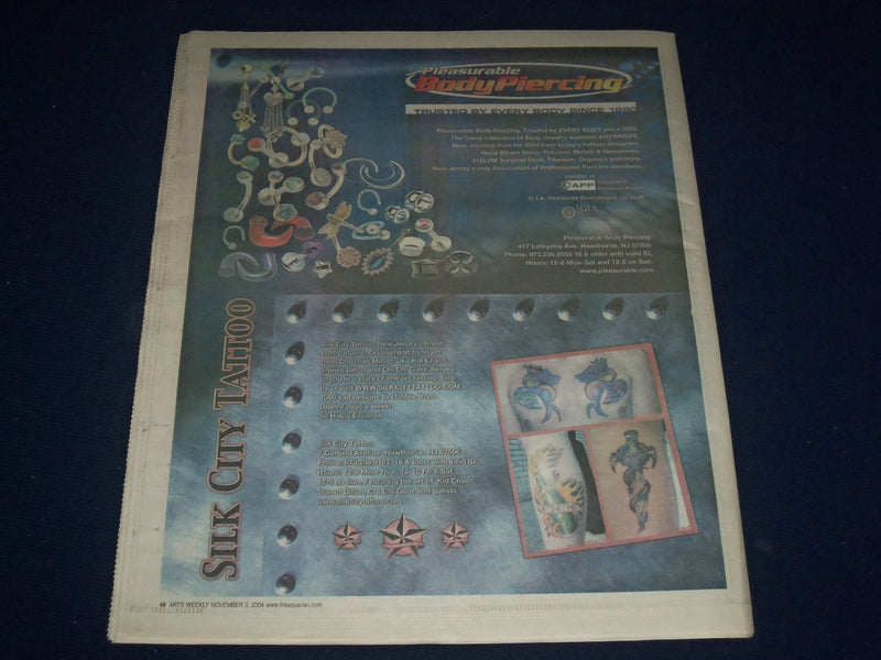 2004 NOVEMBER 3-10 AQUARIAN WEEKLY NEWSPAPER - SIMPLE PLAN COVER - J 1097