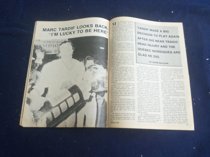1978 MARCH HOCKEY PICTORIAL MAGAZINE - KEITH MAGNUSON COVER - ST 267E