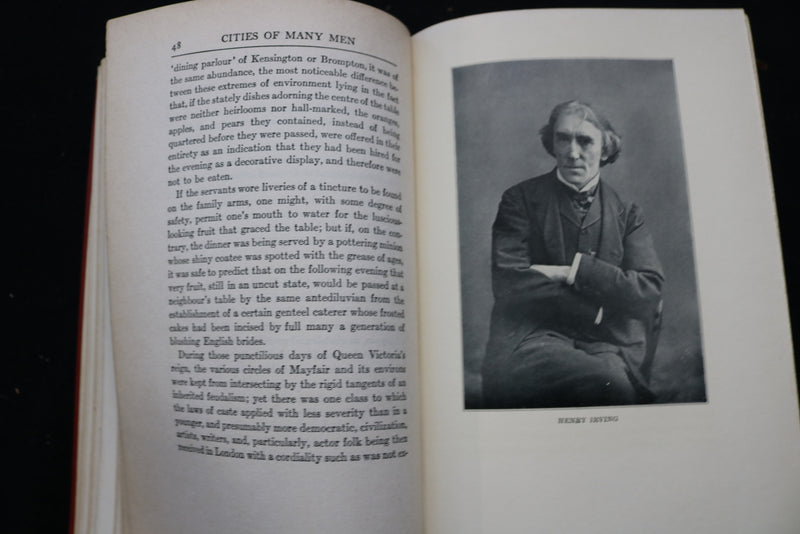 1925 CITIES OF MANY MEN HARDCOVER BOOK BY H. C. CHATFIELD-TAYLOR- KD 9477