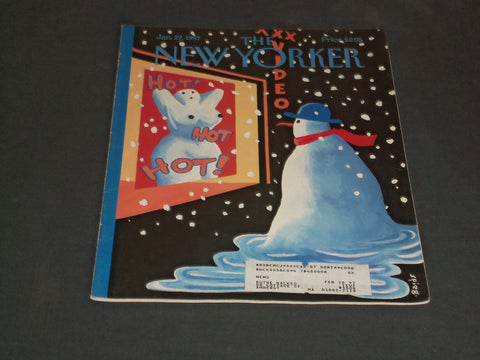 1997 JANUARY 27 THE NEW YORKER MAGAZINE - ILLUSTRATED COVER - NY 1878