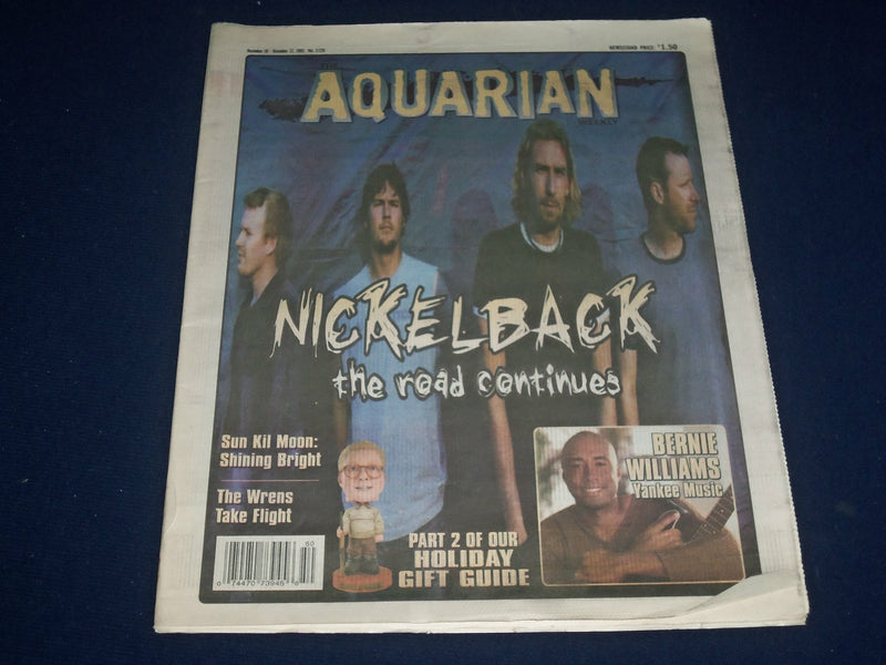 2003 DECEMBER 10-17 AQUARIAN WEEKLY NEWSPAPER - NICKELBACK COVER - J 1114