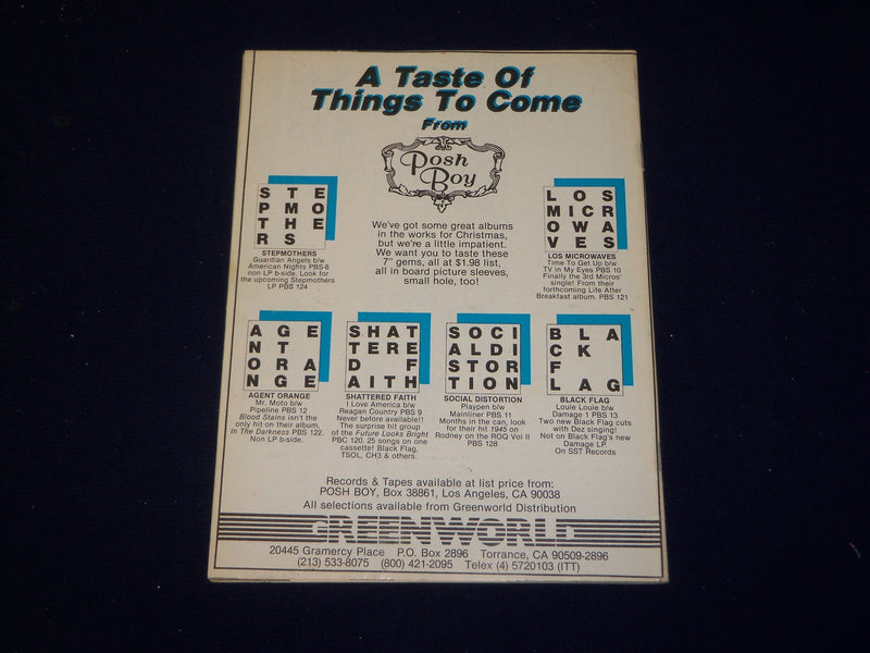 1981 DECEMBER TROUSER PRESS MAGAZINE - BILL WYMAN COVER - SP 9617