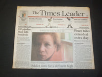 1998 OCT 19 WILKES-BARRE TIMES LEADER - PEACE TALKS EXTENDED EXTRA DAY - NP 7488
