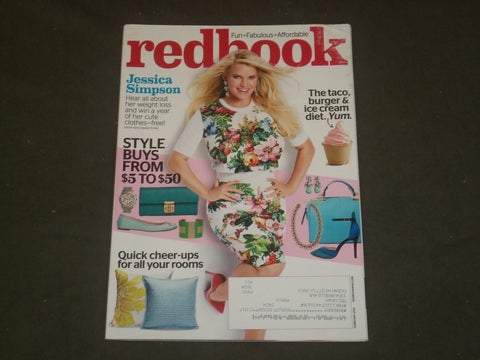 2014 FEBRUARY REDBOOK MAGAZINE - JESSICA SIMPSON COVER - B 1590