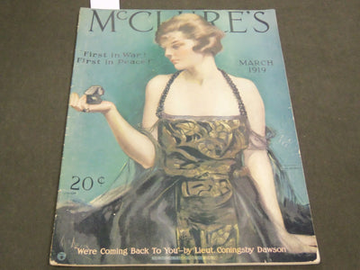1919 MARCH MCCLURE'S MAGAZINE - NEYSA MCMEIN COVER - J. M. FLAGG - ST 6943