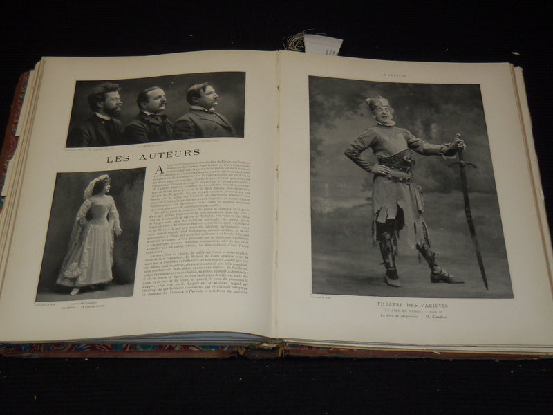 1903 JULY-DECEMBER LE THEATRE MAGAZINE BOUND VOLUME - 12 ISSUES - KD 2657E