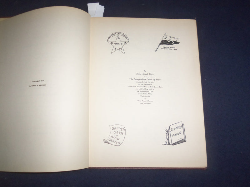 1947 ANOTHER OLDE TOWNE SCRAPBOOK HARDCOVER BOOK-INSCRIBED BY R. HOFFMAN-KD 8154