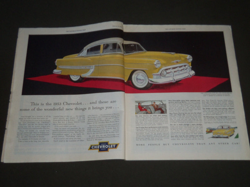 1953 FEB 14 THE SATURDAY EVENING POST MAGAZINE - ILLUSTRATED COVER - SP 1950