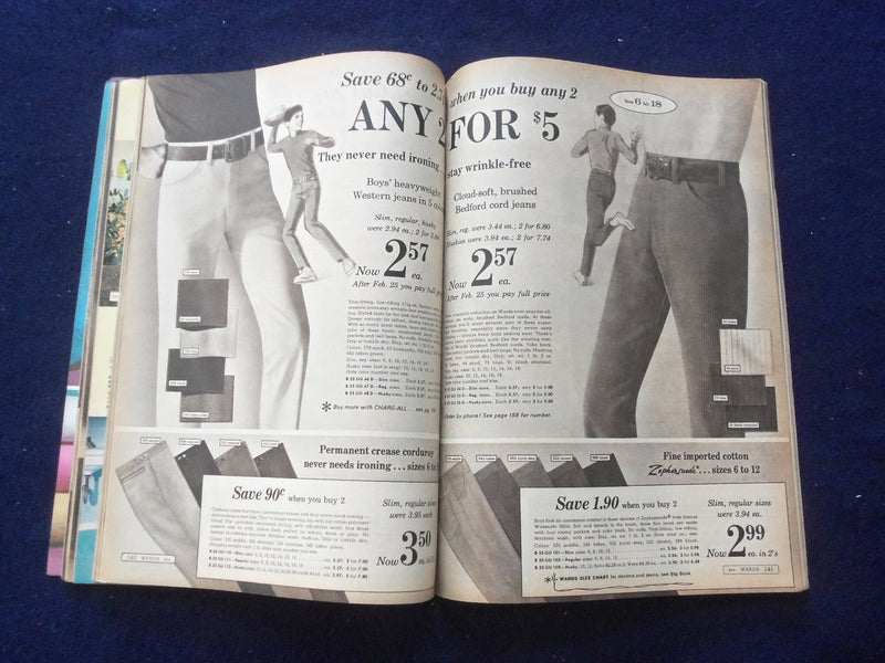 1968 WINTER MONTGOMERY WARD CATALOG - KANSAS CITY, MISSOURI - J 8477