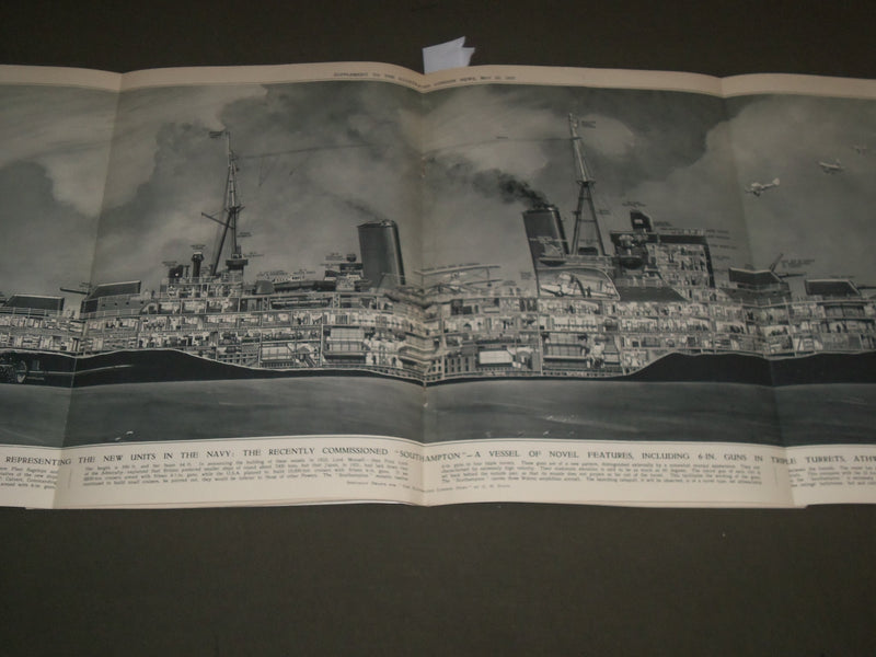 1937 MAY 22 ILLUSTRATED LONDON NEWS MAGAZINE CORONATION NAVAL REVIEW - SP 8406