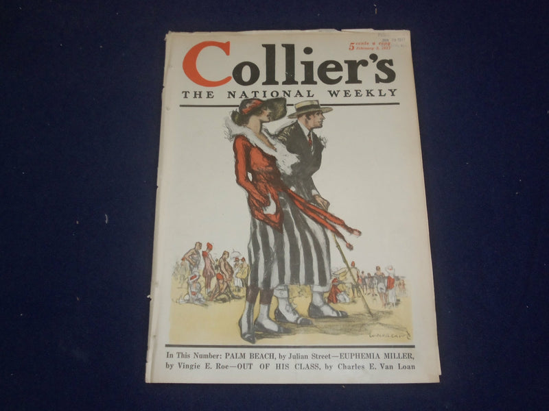 1917 FEBRUARY 3 COLLIER'S MAGAZINE - PALM BEACH BY JULIAN STREET - ST 6717