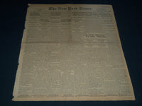 1919 JANUARY 16 NEW YORK TIMES NEWSPAPER - ADOPT SECRECY FOR PEACE - NT 7520