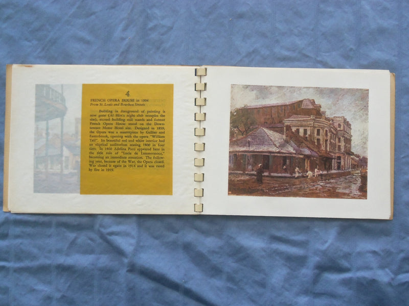 1964 EARLY VIEWS OF THE VIEUX CARRE SOFTCOVER BOOK BY WILLIAM WOODWARD - K 303