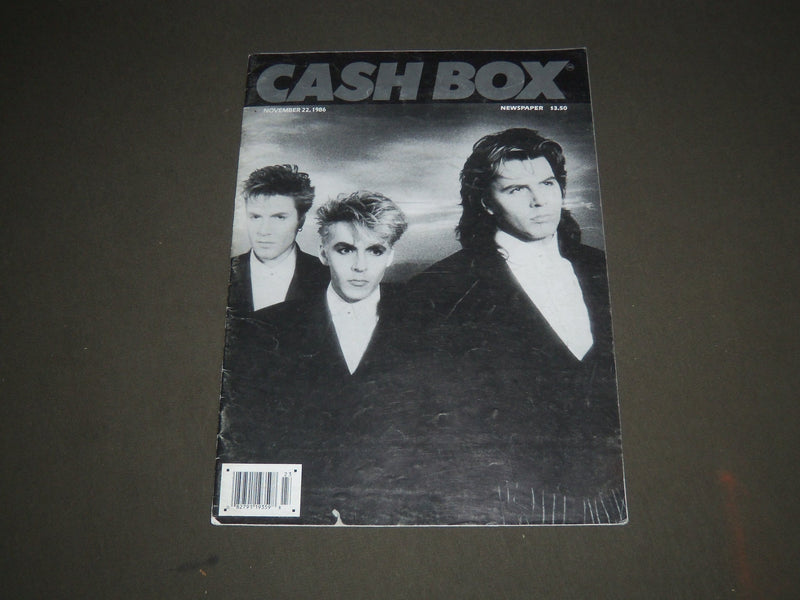 1986 NOVEMBER 22 CASHBOX MAGAZINE - DURAN DURAN COVER - SP 3523