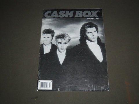 1986 NOVEMBER 22 CASHBOX MAGAZINE - DURAN DURAN COVER - SP 3523