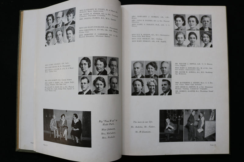 1944 THE AITCHPE HYDE PARK HIGH SCHOOL YEARBOOK - CHICAGO, ILLINOIS - YB 3504