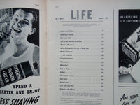 1937 AUGUST 9 LIFE MAGAZINE - WATERMELON'S TO MARKET - L 38