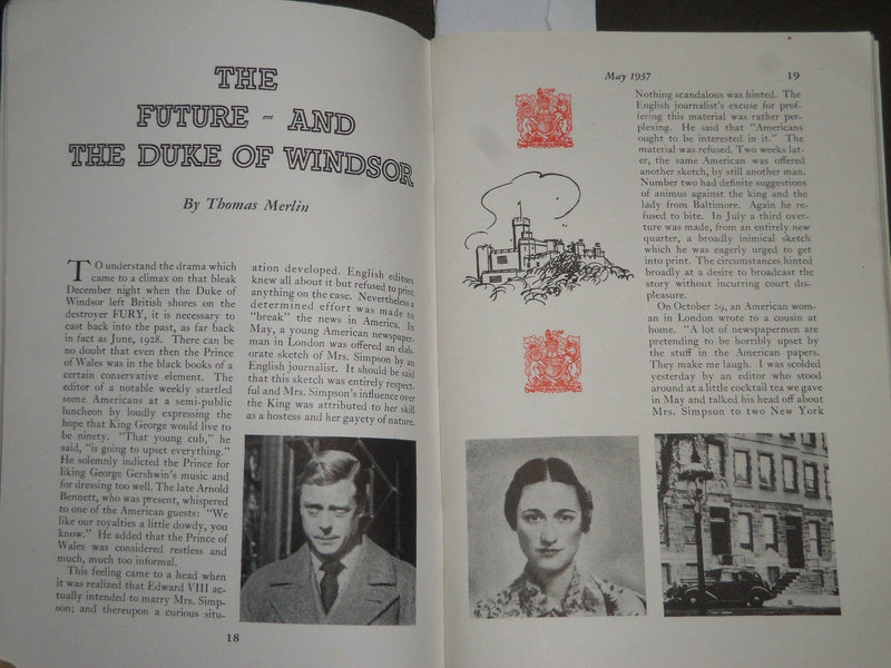 1937 MAY AMERICAN CAVALCADE MAGAZINE - DIGEST - VOLUME 1 NO. 1 - J 2429
