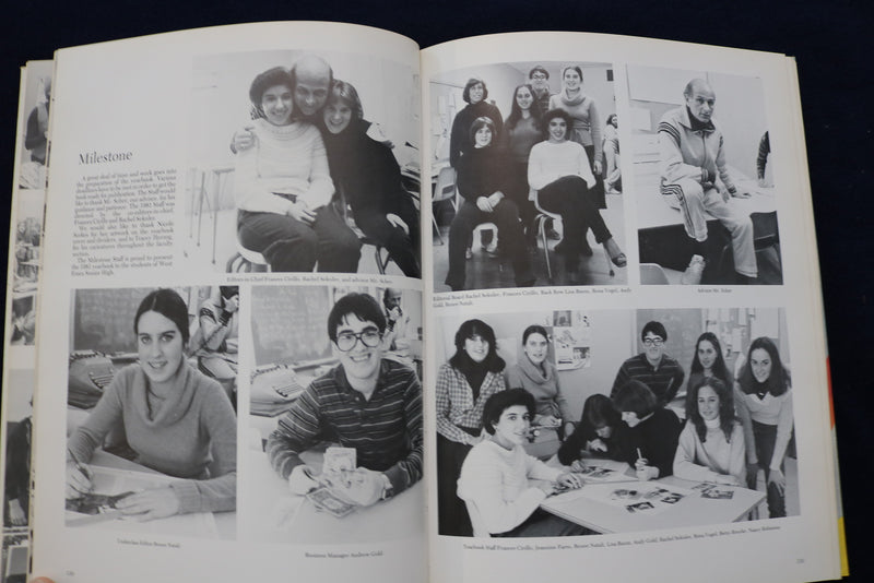 1981 MILESTONE WEST ESSEX HIGH SCHOOL YEARBOOK - NORTH CALDWELL, NJ - YB 3447