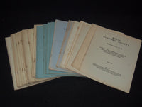 1937-1946 ROYAL ECONOMIC SOCIETY MEMORANDUM MAGAZINE LOT OF 32 ISSUES
