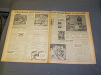 1942 OCT 8 LA PATRIE NEWSPAPER-FRENCH-LES RUSSES BRISENT LES LIGNES NAZIS-FR2096
