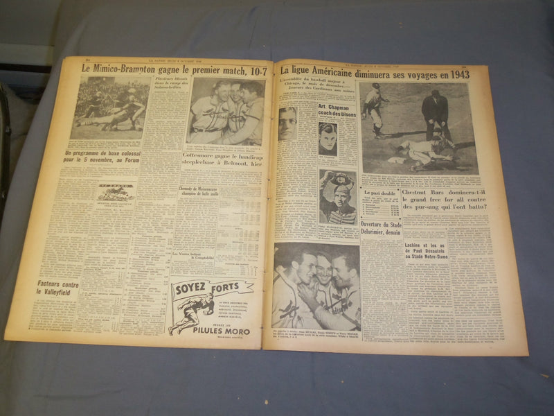 1942 OCT 8 LA PATRIE NEWSPAPER-FRENCH-LES RUSSES BRISENT LES LIGNES NAZIS-FR2096