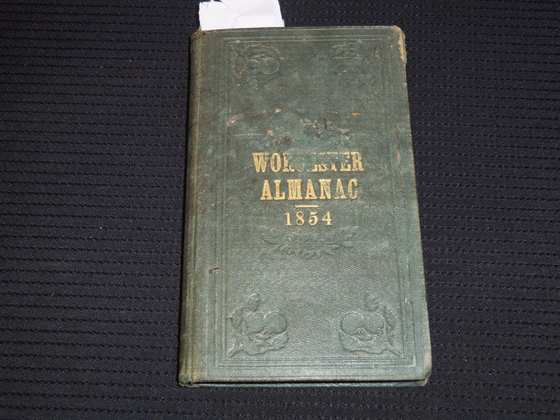 1854 WORCESTER ALMANAC DIRECTORY AND BUSINESS ADVERTISER - HENRY HOWLAND- J 9285