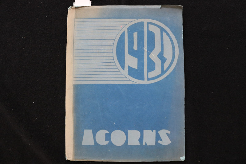 1938-1943 ACORNS DEPOSIT CENTERIL SCHOOL YEARBOOK-DEPOSIT, NY -LOT OF 3 - K 2788