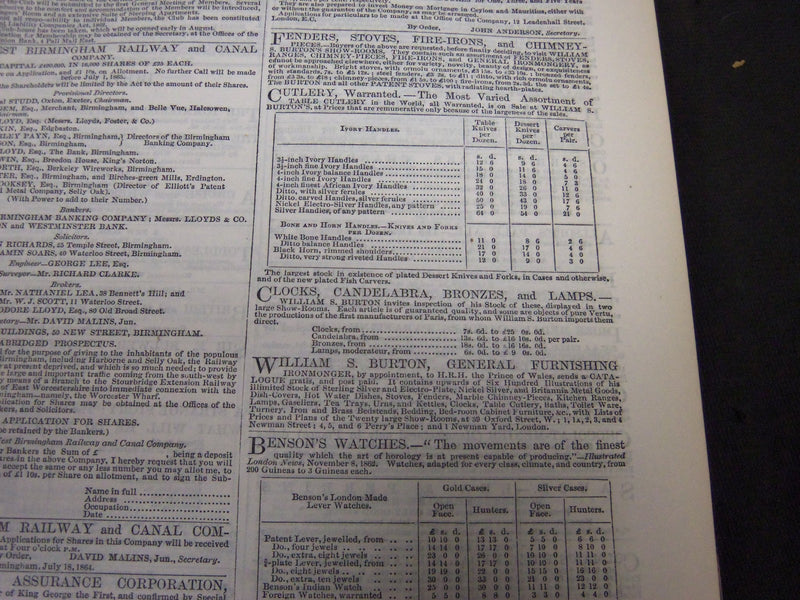 1864 SATURDAY REVIEW 2 BOUND VOLUMES - COMPLETE YR- PUBLISHED IN LONDON - R 1078