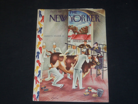 1935 OCTOBER 5 THE NEW YORKER MAGAZINE - ILLUSTRATED COVER - NY 6