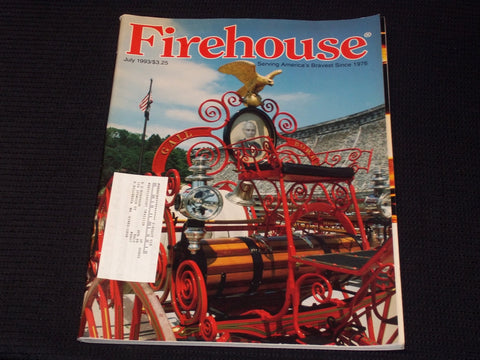 1993 JULY FIREHOUSE MAGAZINE - AMERICA'S BRAVEST FRONT COVER - E 1693