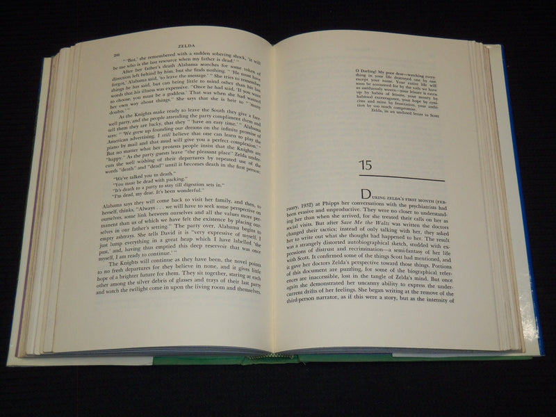 1970 ZELDA A BIOGRAPHY HARDCOVER BOOK BY BY NANCY MILFORD - KD 7781