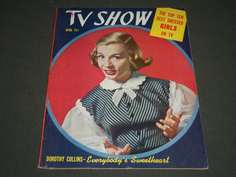 1953 APRIL TV SHOW MAGAZINE - DOROTHY COLLINS COVER - ST 4834