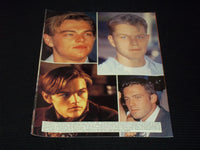 VOL 1 #5 CELEBRITY HUNKS MAGAZINE - LEONARDO DICAPRIO FRONT COVER - E 16920