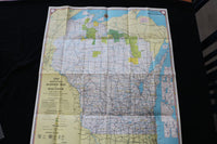 1942 WISCONSIN OFFICIAL HIGHWAY MAP - K 1984