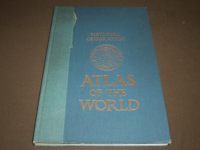 1983 NATIONAL GEOGRAPHIC ATLAS OF THE WORLD - NICE COLOR MAPS - KD 2577