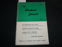 1947 MAY THE STUDENT ZIONIST MAGAZINE - NATIONALISM OR CLASS - J 6775