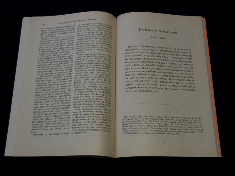 1964-1966 THE ANNALS POLITICAL & SOCIAL SCIENCE MAGAZINE LOT OF 10 - WR 744