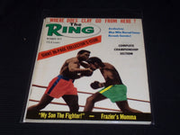 1971 OCTOBER THE RING MAGAZINE - MUHAMMAD ALI FRONT COVER - E 4614