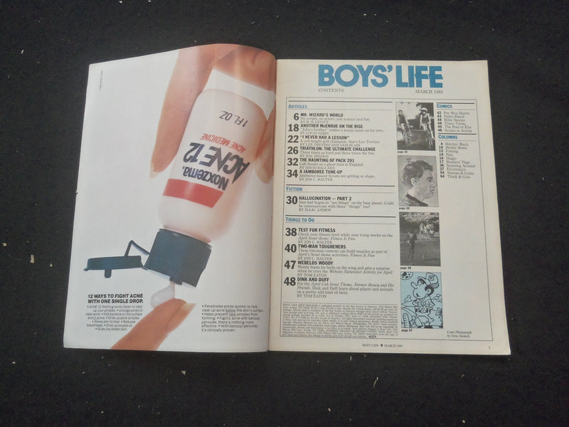 1985 MARCH BOYS' LIFE MAGAZINE - SPRING SPORTS ISSUE - B 1140B