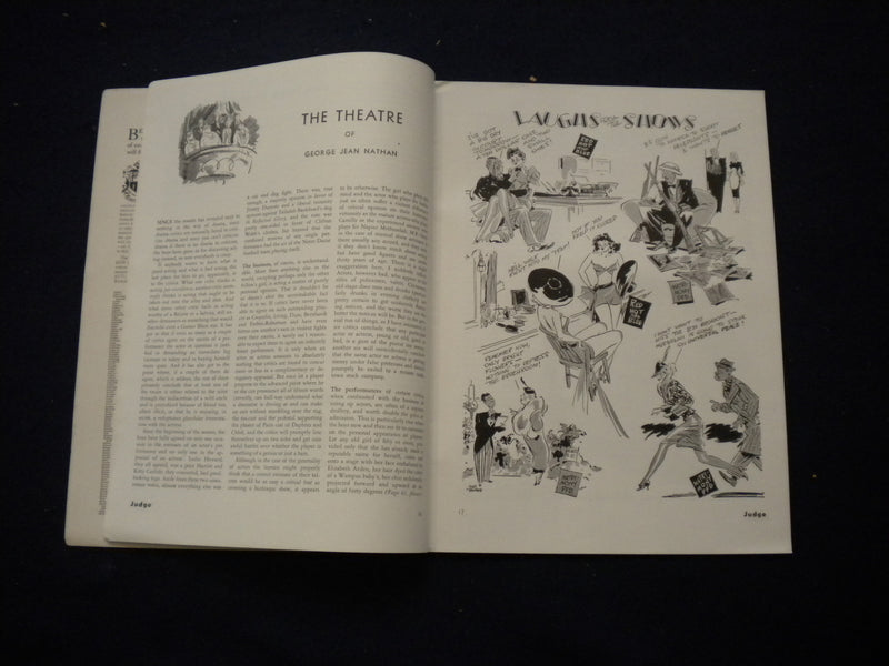 1937 JANUARY JUDGE MAGAZINE - INCLUDING TRADITION AND FEATURES OF LIFE - B 439C