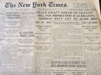 1919 MARCH 12 NEW YORK TIMES - BRYAN FOR LEAGUE WITH AMENDMENTS - NT 6426