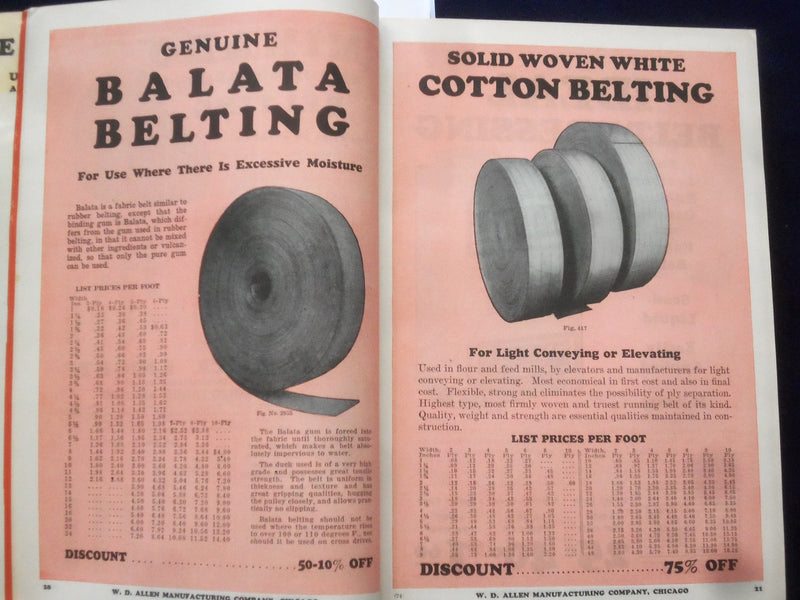 1931 W. D. ALLEN MANUFACTURING CO. RED BOOK CATALOG - CHICAGO, ILLINOIS - J 9346