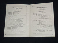 1885 WINDHAM COUNTY BAPTIST SUNDAY SCHOOL CONVENTION PROGRAM - J 9170