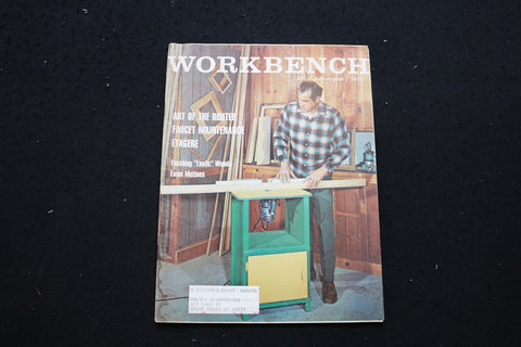 1972 JUL-AUG WORKBENCH MAGAZINE - ROUTER FAUCET MAINTENCE COVER - SP 4182L