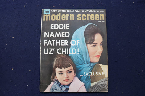 1960 OCTOBER MODERN SCREEN MAGAZINE - ELIZABETH TAYLOR COVER - E 17399