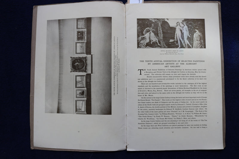 1915 JULY ACADEMY NOTES QUARTERLY BUFFALO FINE ARTS SOFTCOVER BOOK - K 857