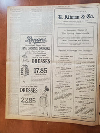 1921 FEBRUARY 27 NEW YORK TIMES - DRY AGENTS SWEEP CITY IN BIG RAID - NT 8128