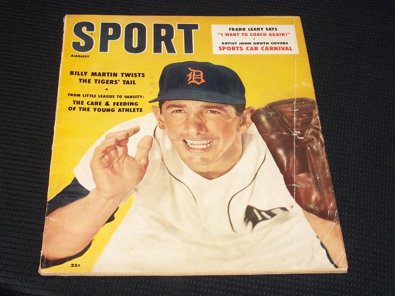 1958 AUGUST SPORT MAGAZINE - BILLY MARTIN COVER - E 244